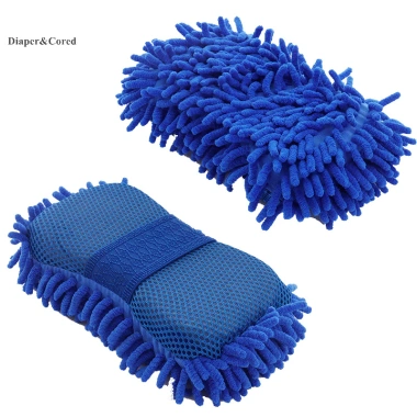 Máy rửa xe sợi siêu mịn CORED - Bàn chải bọt biển, găng tay, khăn giặt ô tô, chi tiết sạch sâu, chỉ 38.610₫