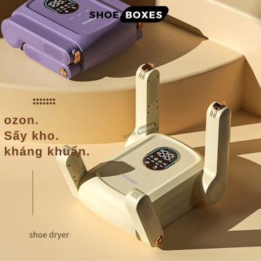 Máy sấy giày SHOE BOX 4 cổng - tia UV diệt khuẩn, hẹn giờ, giá chỉ 200.000 VND