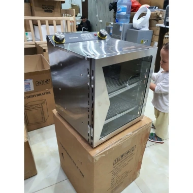 Máy sấy khô đa năng inox 3 trong 1 - Sấy trái cây, rau củ, thực phẩm, làm mứt tết - Giá ưu đãi 1,398,120 VND 6