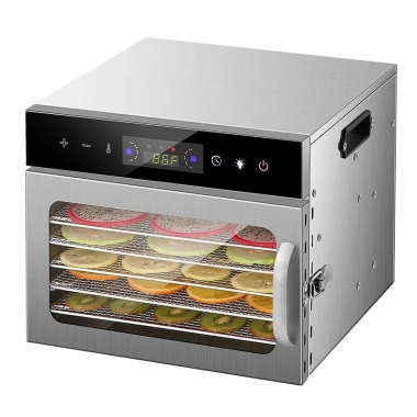 Máy sấy khô thực phẩm 12 khay inox – Sấy hoa quả, trà hoa, mì lạnh, giá 1.590.000 VND