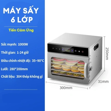 Máy sấy khô thực phẩm 12 khay inox – Sấy hoa quả, trà hoa, mì lạnh, giá 1.590.000 VND 10 Máy sấy khô thực phẩm 12 khay inox – Sấy hoa quả, trà hoa, mì lạnh, giá 1.590.000 VND 10