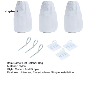 Máy sấy Lint Catcher 3 túi lọc - Bẫy xơ, bụi cho máy sấy thông hơi, dùng trong nhà và ngoài trời, giảm giá 302.500₫