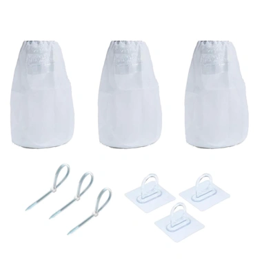 Máy sấy Lint Catcher 3 túi lọc - Bẫy xơ, bụi cho máy sấy thông hơi, dùng trong nhà và ngoài trời, giảm giá 302.500₫