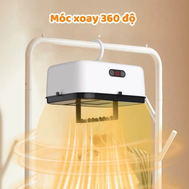 Máy sấy quần áo đa năng treo tường - khử khuẩn, sấy khô nhanh, gấp gọn, giá ưu đãi 367.000₫ 6
