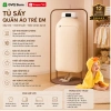 Máy sấy quần áo gấp gọn 600W treo tường - 2 chế độ, nhẹ, an toàn, di động