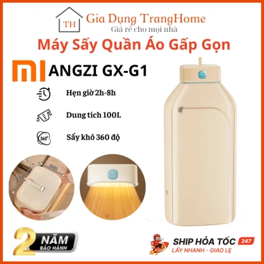Máy sấy quần áo gấp gọn MI YANGZI GX-G1 - công nghệ sấy 3D, khử trùng, 2 chế độ, sấy khô 360 do - giá ưu đãi 507.000₫