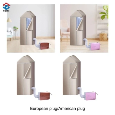 Máy sấy quần áo gập lại 600W, tiếng ồn thấp, sấy nhanh cho căn hộ gia đình 2