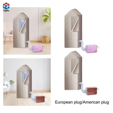 Máy sấy quần áo gập lại 600W, tiếng ồn thấp, sấy nhanh cho căn hộ gia đình 3