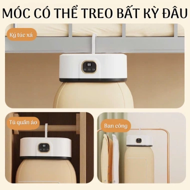 Máy Sấy Quần Áo NAMIKO 2 Chế Độ Sấy Nhanh Tiệt Trùng Gập Gọn Giá 369.000₫ 3 Máy Sấy Quần Áo NAMIKO 2 Chế Độ Sấy Nhanh Tiệt Trùng Gập Gọn Giá 369.000₫ 3