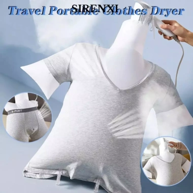Máy sấy quần áo SIRENXI - Gấp di động, khô nhanh, túi thoáng khí, 65.880₫