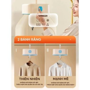 Máy sấy quần áo YANGZI GX-G1 3D khử trùng 430W, 2 chế độ, hẹn giờ, kiểu nhỏ gọn