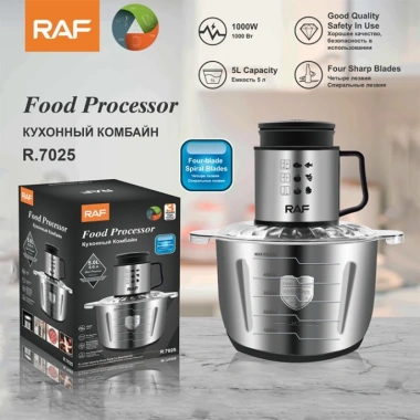 Máy say thịt RAF1.000W cối 5 lít công suất cao, xay nhanh, giá chỉ 388.000đ