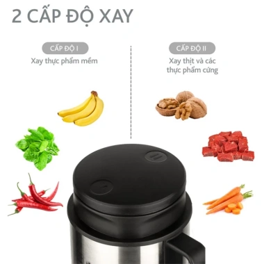 Máy say thịt RAF1.000W cối 5 lít công suất cao, xay nhanh, giá chỉ 388.000đ