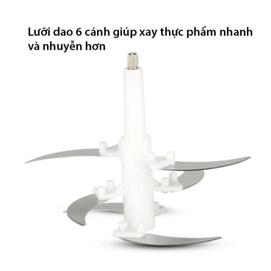 Máy say thịt RAF1.000W cối 5 lít công suất cao, xay nhanh, giá chỉ 388.000đ