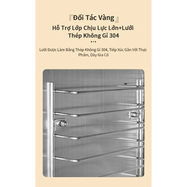 Máy sấy thực phẩm inox 304 - Đa năng sấy khô hoa quả, thịt cá, rau củ, 1,590,000₫