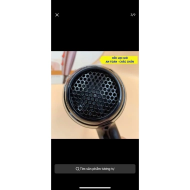 Máy sấy tóc GEMA 3.000W 3 chế độ nhiệt, ion âm bảo vệ tóc - Giá ưu đãi 139k