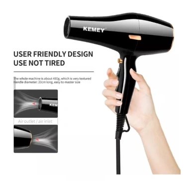 Máy sấy tóc Kemei Hai chiều Nóng Lạnh 3.500W - Công suất lớn, Giá chỉ 269.000₫