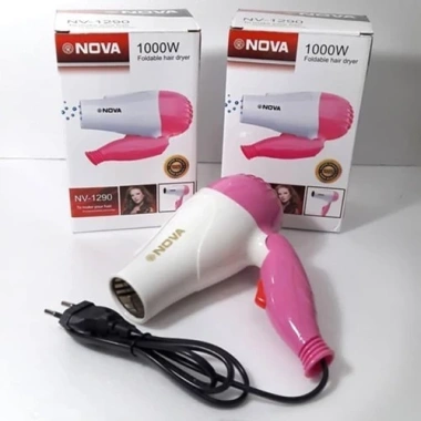 Máy sấy tóc Nova chính hãng - Mini gấp gọn, hiệu năng cao, giá chỉ 69.000₫