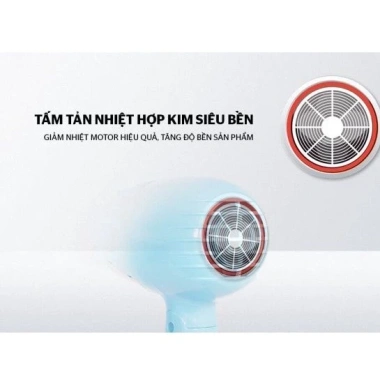 Máy sấy tóc Sunhouse mini SHD2.305 chính hãng 2 tốc độ, tay cầm gập gọn du lịch giá rẻ 5