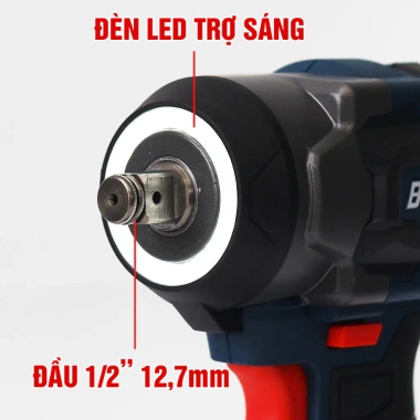 Máy siết bulong Boshun BS-IW700N - Lực 700N.m, không chổi than, pin 15cell 3 tốc độ, giá 679.000đ 7