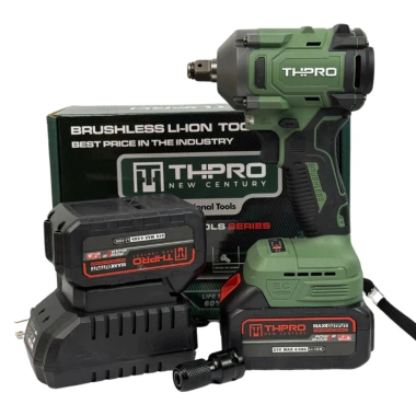 Máy Siết Bulong THPRO TH-6.360PRO Động Cơ Lõi Đồng Chân Pin Phổ Thông - Tặng Đầu Chuyển Vít - Giá Ưu Đãi 399.000 VND 2