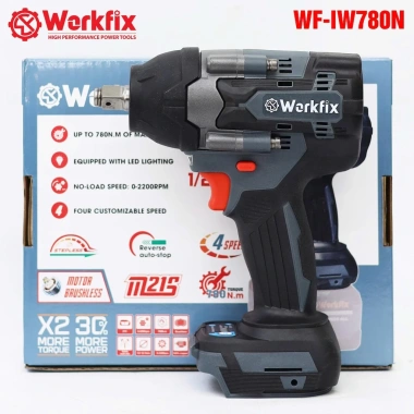 Máy siết bulong Workfix WF-IW780N 780Nm - Không chổi than, siết mở ốc ô tô, xe máy, giá chỉ 649.000₫ 8 Máy siết bulong Workfix WF-IW780N 780Nm - Không chổi than, siết mở ốc ô tô, xe máy, giá chỉ 649.000₫ 8
