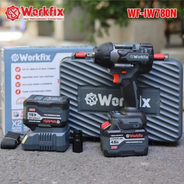 Máy siết bulong Workfix WF-IW780N 780Nm - Không chổi than, siết mở ốc ô tô, xe máy, giá chỉ 649.000₫ 9 Máy siết bulong Workfix WF-IW780N 780Nm - Không chổi than, siết mở ốc ô tô, xe máy, giá chỉ 649.000₫ 9