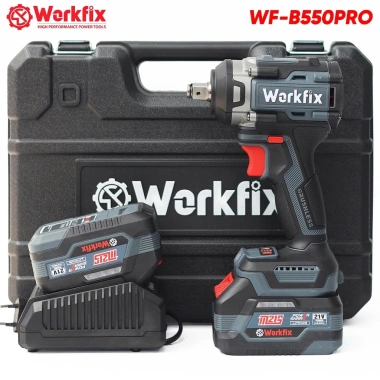 Máy siết bulong WORKFIX WF‑IW550PRO 550Nm – Đầu 2 trong 1, 4 tốc độ, 4 chức năng, giảm giá 20%