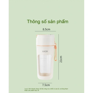 Máy sinh tố cầm tay 10 lưỡi sạc Pin-Xay đá viên - Chính hãng, giá chỉ 299.999 VND
