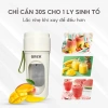 Máy sinh tố cầm tay 40W GREK VN 12 lưỡi dao, dùng pin, xoay đá - 209.000 VND 2
