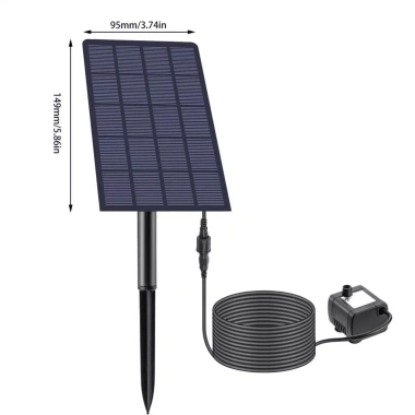 Máy sục khí hồ cá năng lượng mặt trời, tiếng êm, đá bọt, ao nhỏ – Giá 415.800₫ 5
