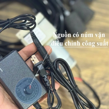 Máy sục khí V1 V2 V3 combo 12V/220V, kẹp bình ắc quy, bơm oxy cho bể cá 3