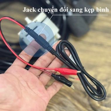 Máy sục khí V1 V2 V3 combo 12V/220V, kẹp bình ắc quy, bơm oxy cho bể cá 4