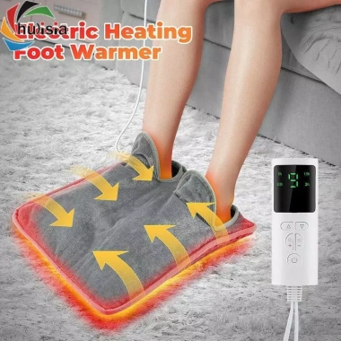 Máy sưởi chân điện di động 9 mức nhiệt độ và 4 hẹn giờ, mềm cho phòng ngủ, văn phòng, Giá 550.000₫
