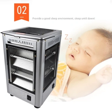 Máy sưởi đa chiều 2.000W 5 chế độ nướng, sấy, hong khô quần áo, sưởi ấm 30m2 - Giá chỉ 339.000₫ 4