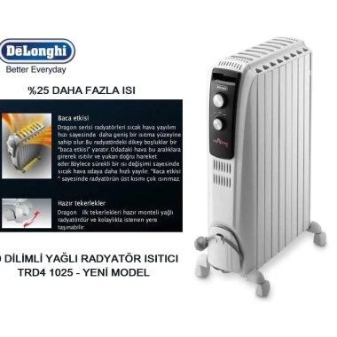 Máy Sưởi Dầu Delonghi Dragon TRD4 1.025 Chính Hãng Nhập Đức, BH 12 Tháng, Giá 2,5 Triệu 2 Máy Sưởi Dầu Delonghi Dragon TRD4 1.025 Chính Hãng Nhập Đức, BH 12 Tháng, Giá 2,5 Triệu 2