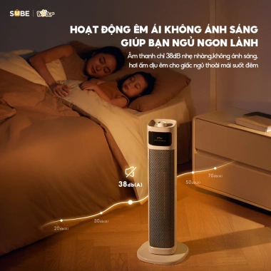 Máy Sưởi Gốm Bear DNQ P20Y5 - Quạt Đứng Ấm Mùa Đông, Giải Pháp Cho Phòng Ngủ, Khách, Văn Phòng, Giá Ưu Đãi 1.206.000 VND 8