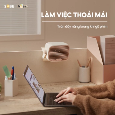 Máy sưởi gốm mini Bear DNQ E04Q1 – Quạt sưởi treo tường, để bàn, sưởi ấm chân tay, 559k 8