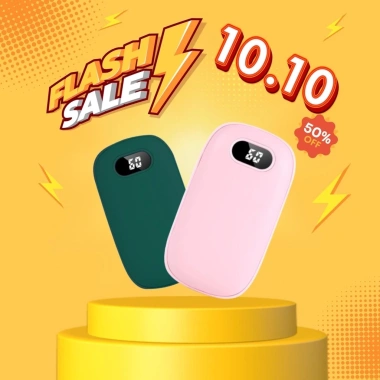 Máy sưởi mini cầm tay thông minh 6.000mAh pin sạc dự phòng, siêu ấm, giá 260.000₫ 8