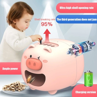 Máy tách vỏ hạt dưa & hạt hướng dương điện nhanh chóng, tiện lợi kèm cáp sạc - Giá 263.999đ