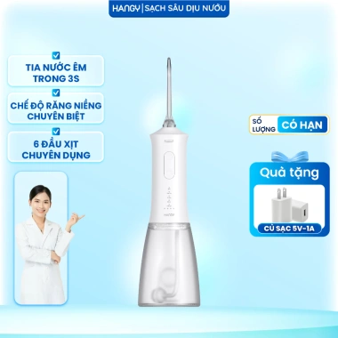 Máy Tăm Nước Cầm Tay HG23 HN26 - Pin Trâu 4 Chế Độ, Đổi Mới 12 Tháng, Giá Ưu Đãi 649.000₫