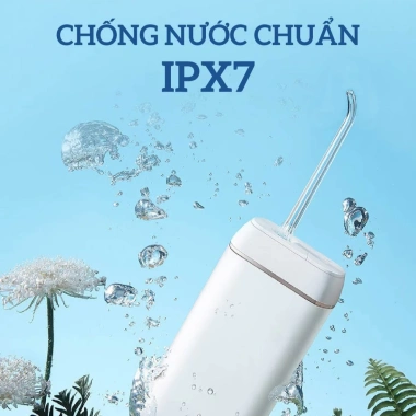Máy Tăm Nước EPULY ML6 4 Đầu, Kháng Nước IPX8, Tia Nước Mạnh, Sạc USB, Gọn Nhẹ Du Lịch - 485k