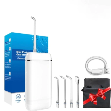 Máy Tăm Nước EPULY ML6 4 Đầu, Kháng Nước IPX8, Tia Nước Mạnh, Sạc USB, Gọn Nhẹ Du Lịch - 485k
