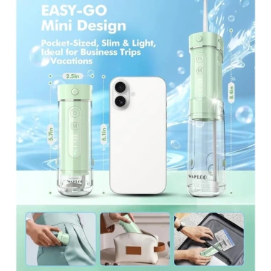 Máy Tăm Nước WAFLOO Y826 Giao Hàng 24h - Vệ Sinh Răng, Chỉnh Nha, Nẹp - 459.000₫