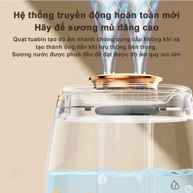 Máy tạo ẩm Xiaomi có đèn ngủ, xông tinh dầu, hiển thị độ ẩm LED, khử trùng - Giá 385k 5