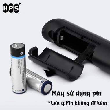 Máy tạo bọt cà phê cầm tay HPS, đánh trứng mini pin, nhựa ABS, inox 304, giá đỡ 41.000₫