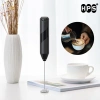 Máy tạo bọt cà phê cầm tay HPS, đánh trứng mini pin, nhựa ABS, inox 304, giá đỡ 41.000₫ 5