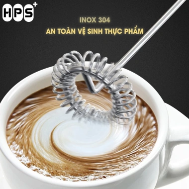 Máy tạo bọt cà phê cầm tay HPS, đánh trứng mini pin, nhựa ABS, inox 304, giá đỡ 41.000₫ 7 Máy tạo bọt cà phê cầm tay HPS, đánh trứng mini pin, nhựa ABS, inox 304, giá đỡ 41.000₫ 7