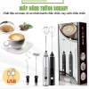 Máy tạo bọt cafe 3 tốc độ Sokany cầm tay, đánh trứng không dây, sạc pin tiện lợi chỉ 151.000₫
