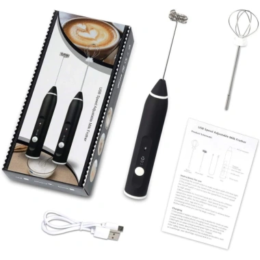 Máy tạo bọt cafe 3 tốc độ Sokany cầm tay, đánh trứng không dây, sạc pin tiện lợi chỉ 151.000₫ 8